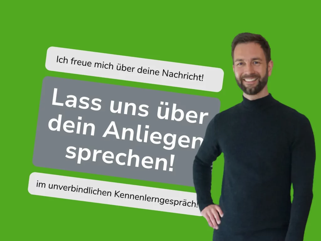 Lass uns über dein Anliegen sprechen