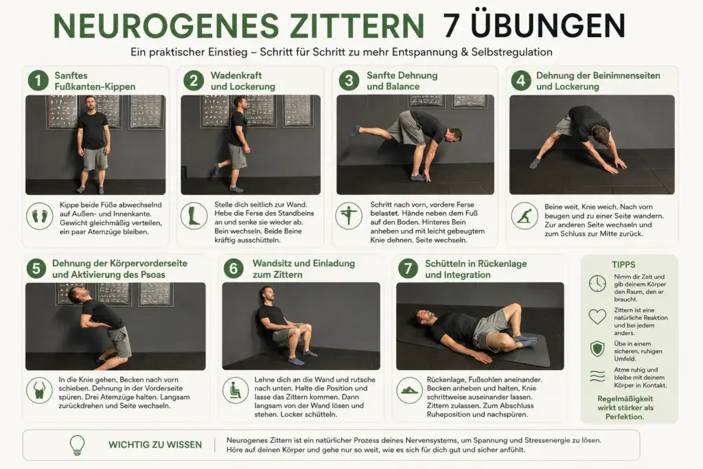 Neurogenes Zittern 7 Übungen